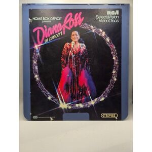 Diana Ross in Concert RCA Selectavision Video Disc CED 1982